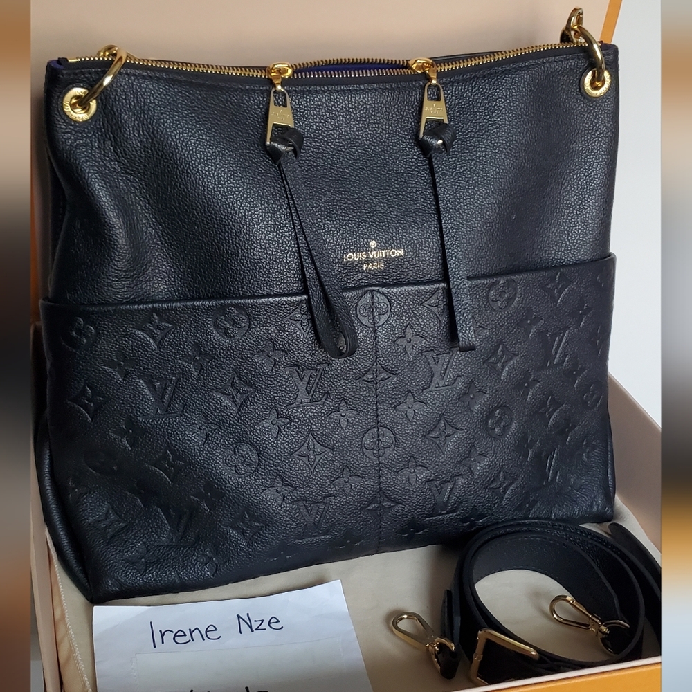 Louis Vuitton Monogram Maida Hobo Black Empreinte Leather